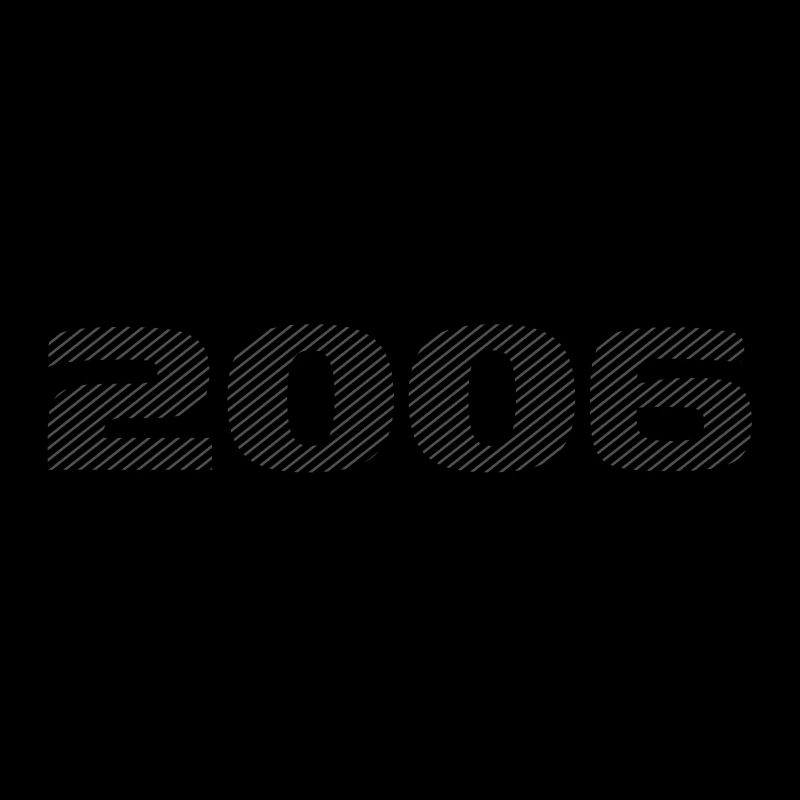 Geboren 2006 Retro Stripe Modernes Geburtstagsdesign