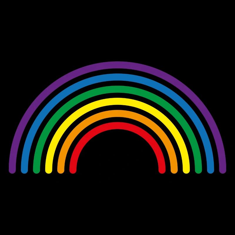 Rainbow Multi-Colour Lines