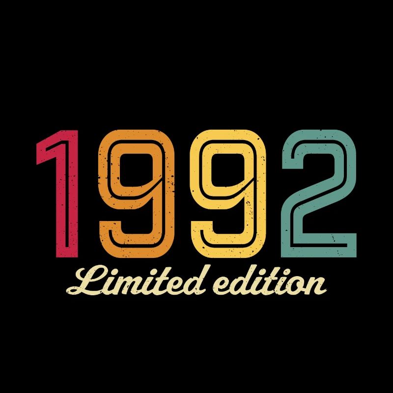 édition limitée 1992 rétro 1992