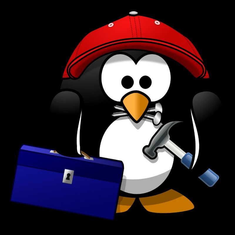Handwerker Pinguin