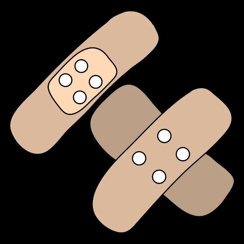 Patch, blessure, blessure, guérison, idée cadeau