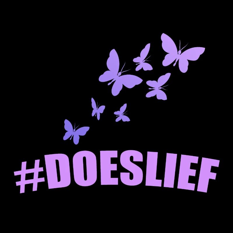 Les papillons doeslief volent dans la lumière pourpre