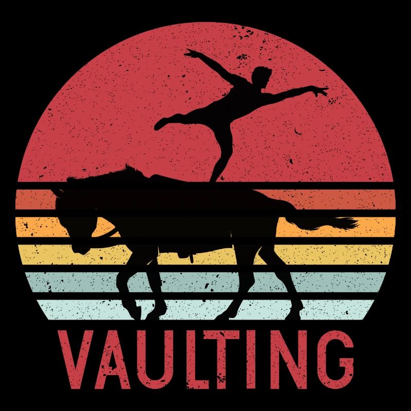 Cheval de cheval d'équitation rétro Volti