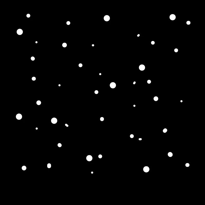 Winternacht und Schneefall, Schneeflocken, Schnee