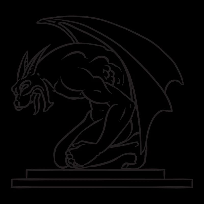 Gargoyles from the side