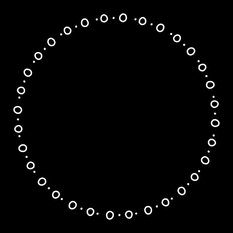 Kreis - Ring - Form - Rund - Weiße Kreise