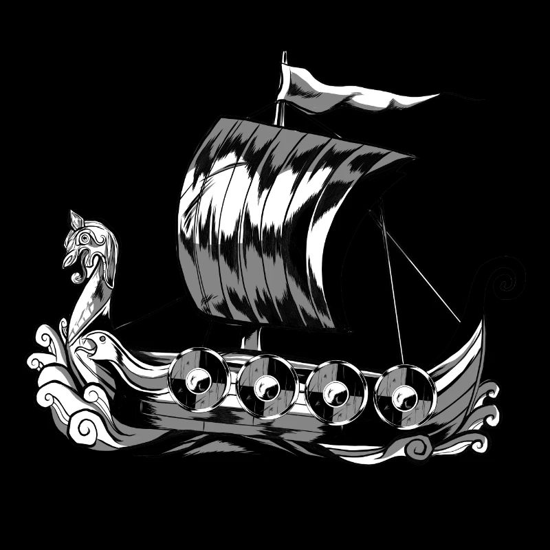 Wikingerschiff Wikinger Boot Vikinger Schiff