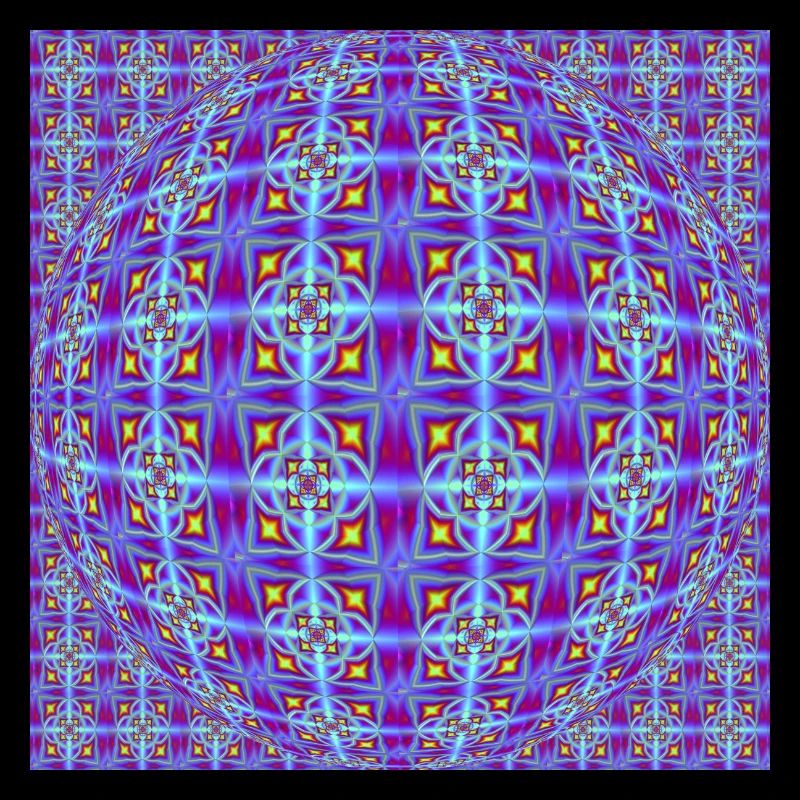 FRACTAL PATTERN LIGHT OP ART