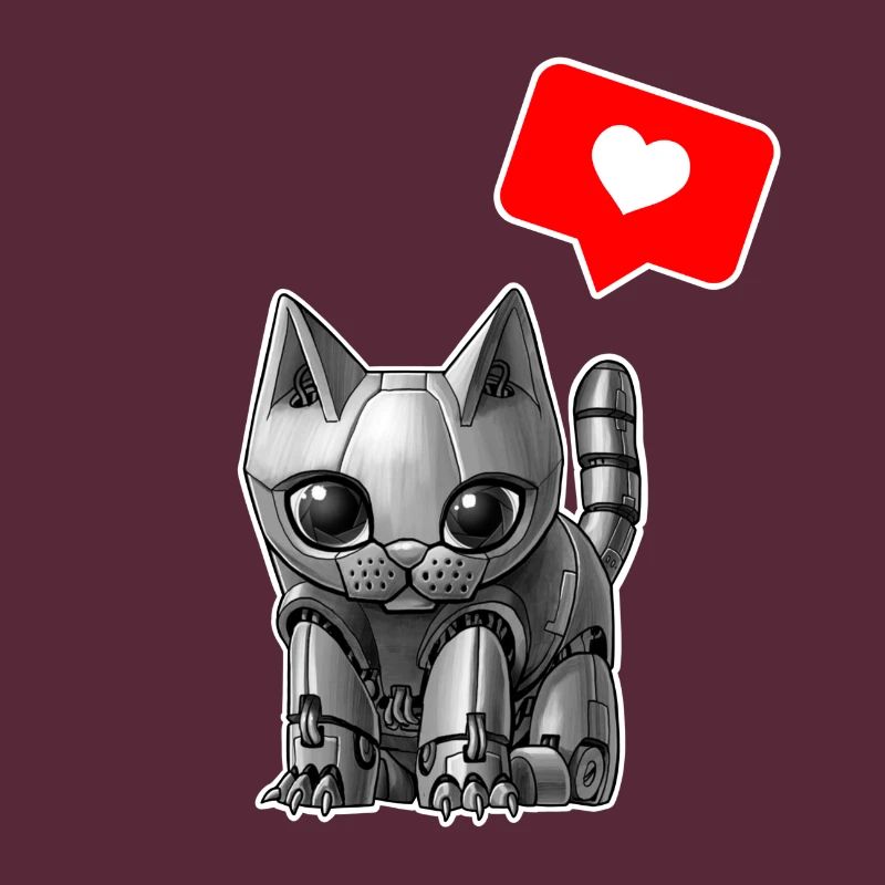Chat robot mignon