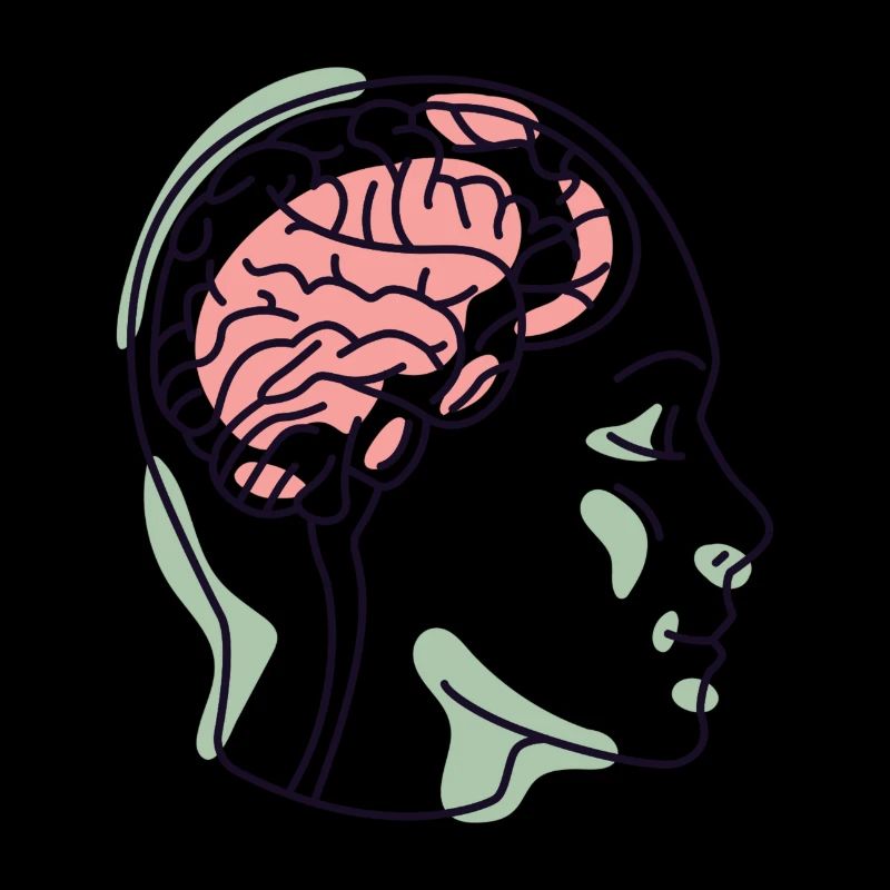 Head with brain