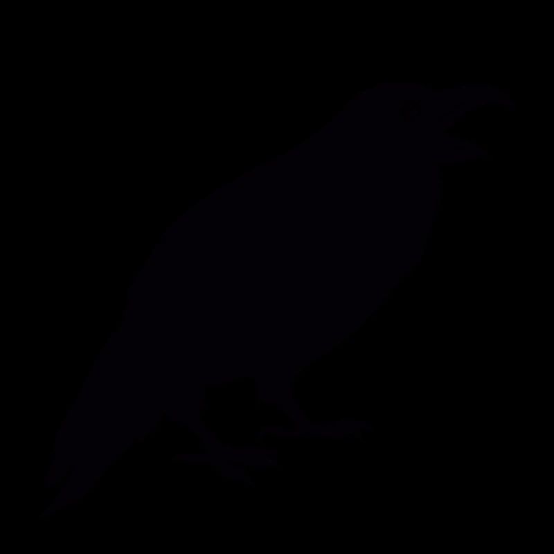 Silhouette de corbeau