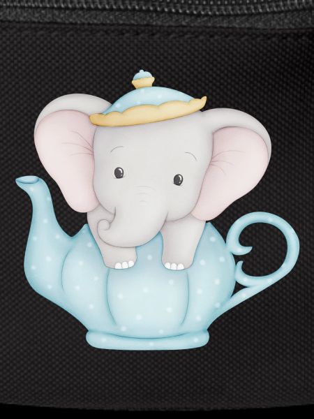 cute elephant in teapot