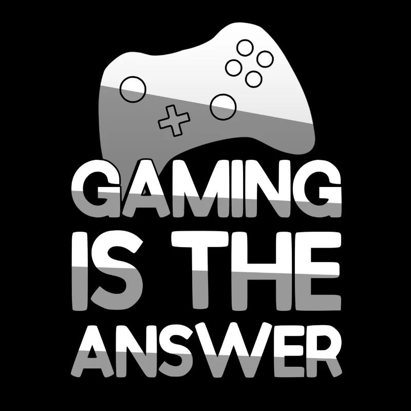 GAMING IS THE ANSWER + Controller - Gaming