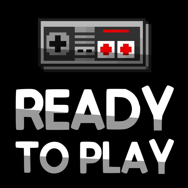 READY TO PLAY + NES Controller - Gaming
