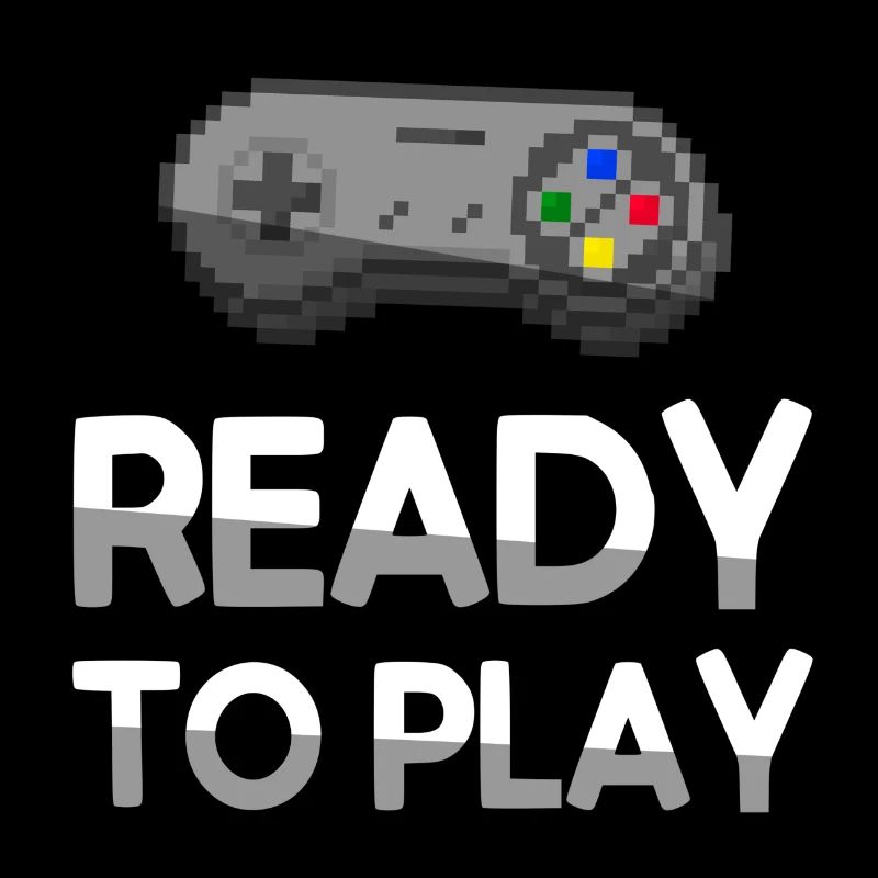 READY TO PLAY + SNES Controller - Gaming