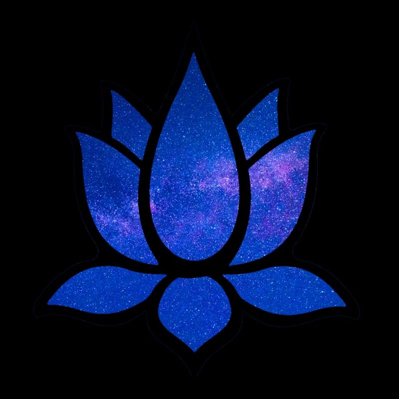 Blue Galaxy Lotus