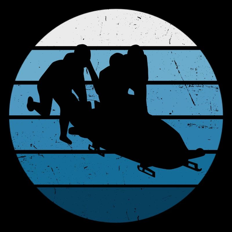 Piste de bobsleigh Bob sur bobsleigh Bobsleigh à deux