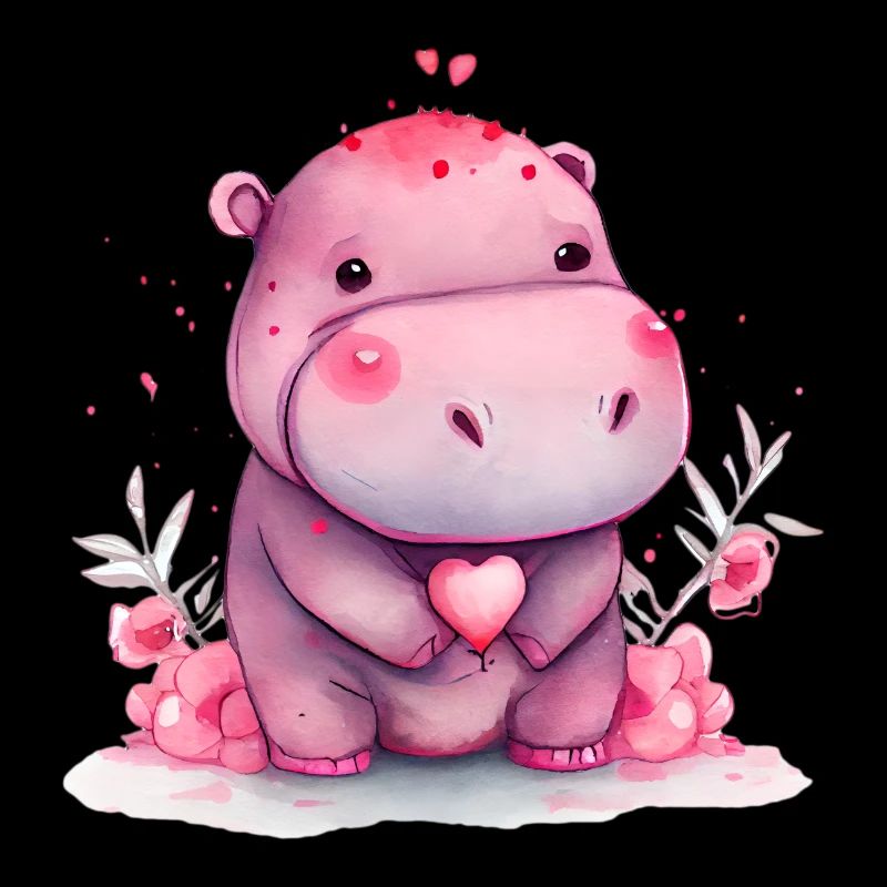 Hippo Cadeau de Saint-Valentin