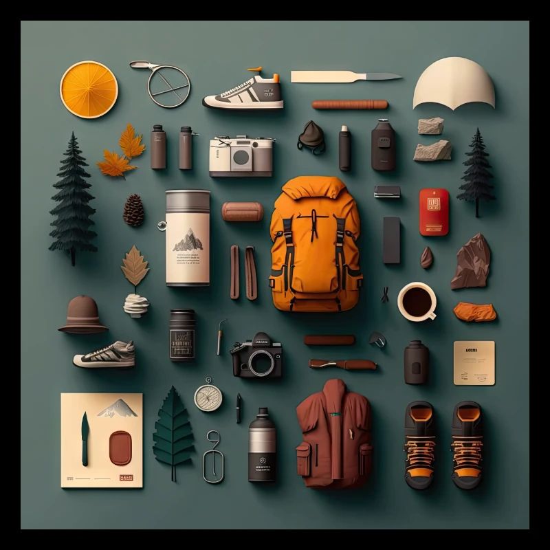 Everything I need for hiking