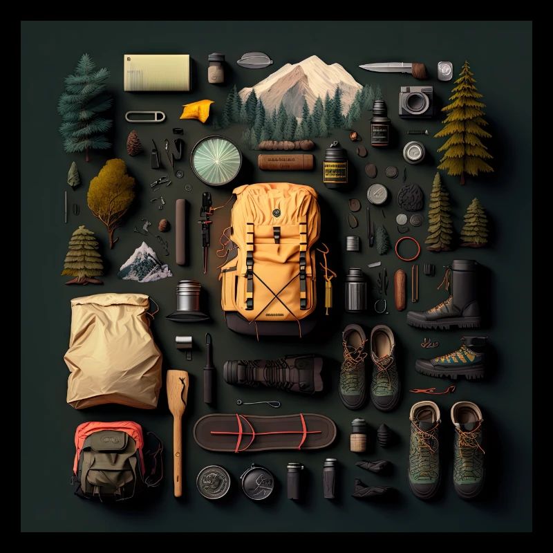 Everything I need for hiking