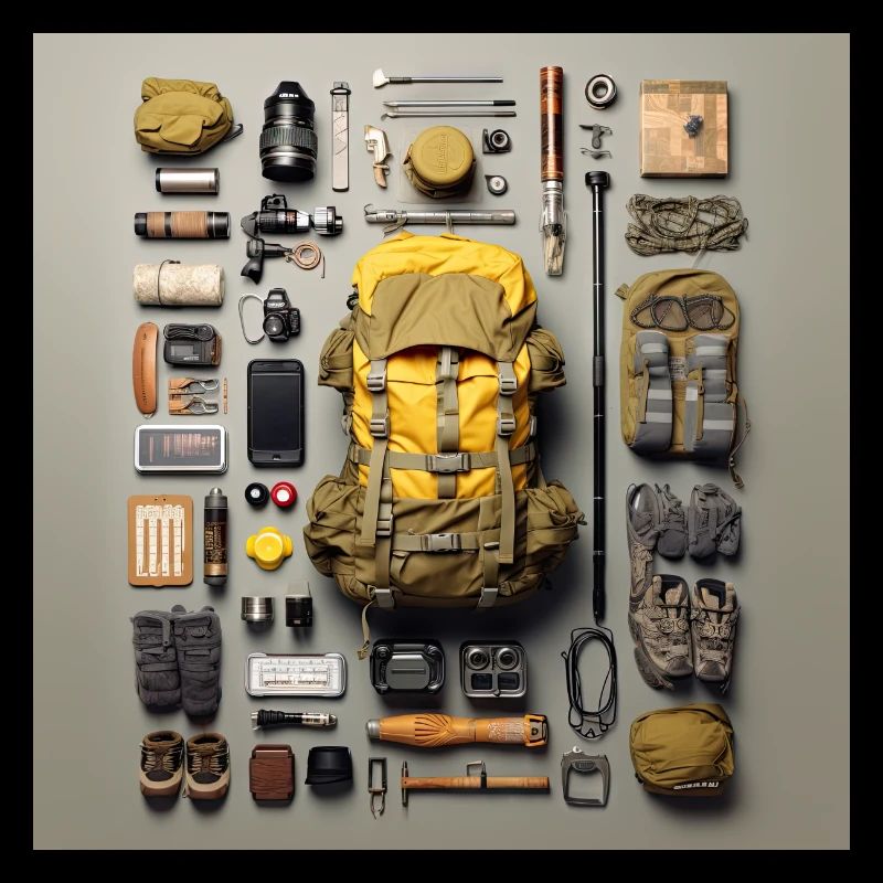 Everything I need for hiking
