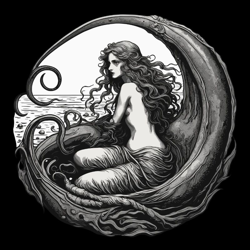 Sirène / Sirène / Créature mythique / Aileron / Mer