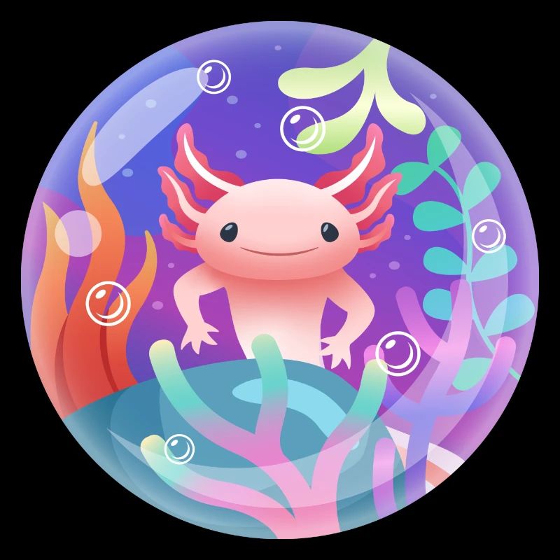 Conception de la vie d’axolotl pour les amateurs d’axolotl