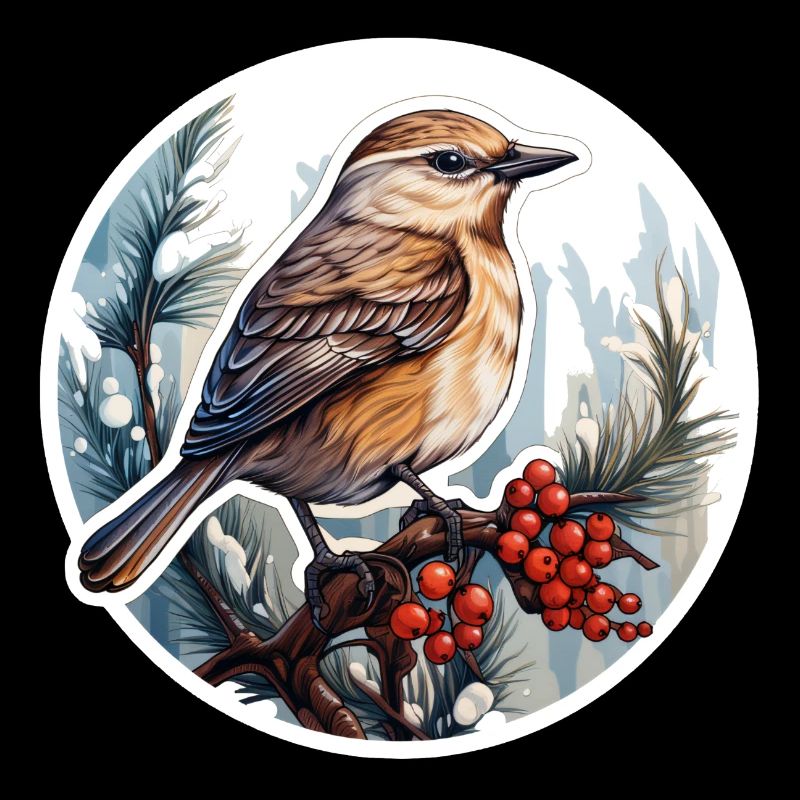 Oiseaux en hiver