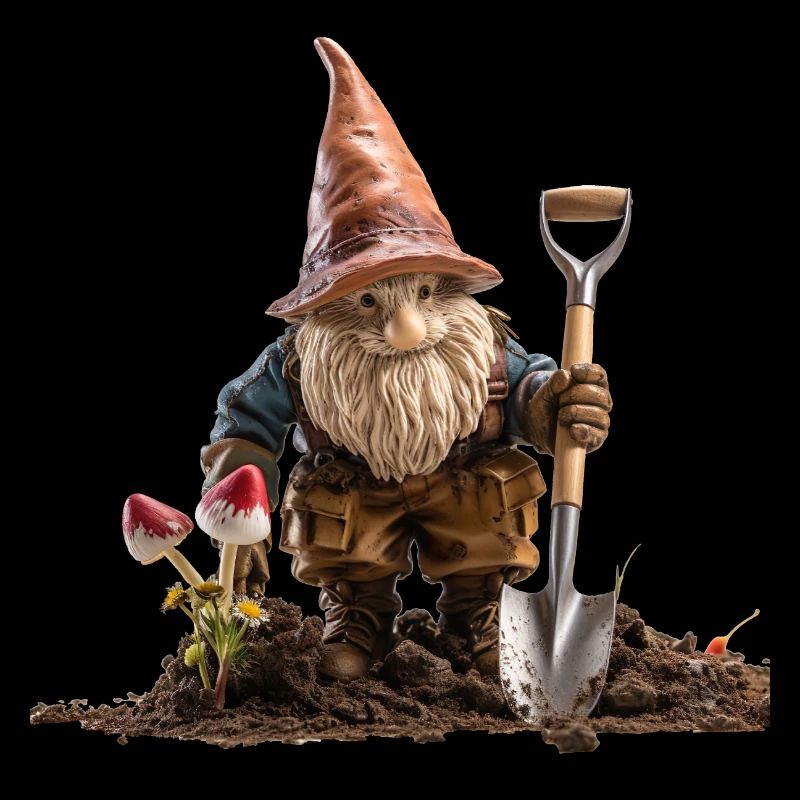 Humor im Garten mit Gartenzwerge