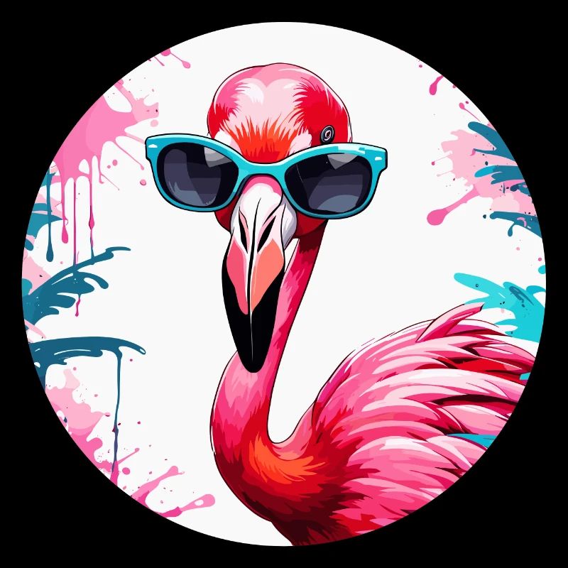 Flamingo / Animal / Pink / Tropical / Long-legged