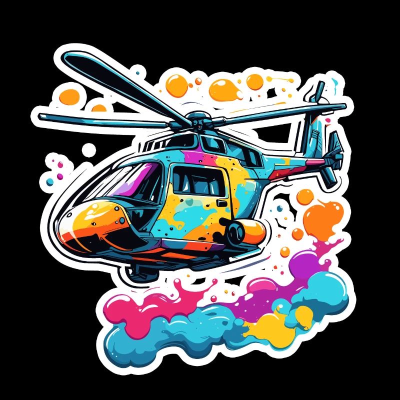Helikopter / Hubschrauber / fliegen / Luftfahrt