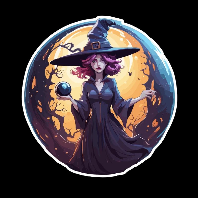 Sorcière / Magie / Rituel de sorcière / Conte de fées / Sort