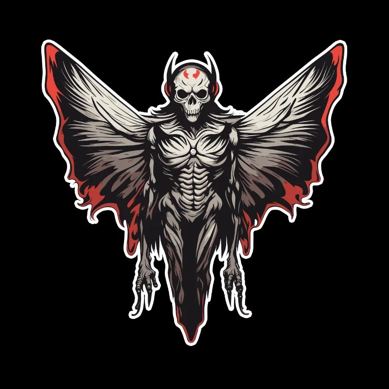 Mothman / Moth / Insect / Mythical Creature / Flutter