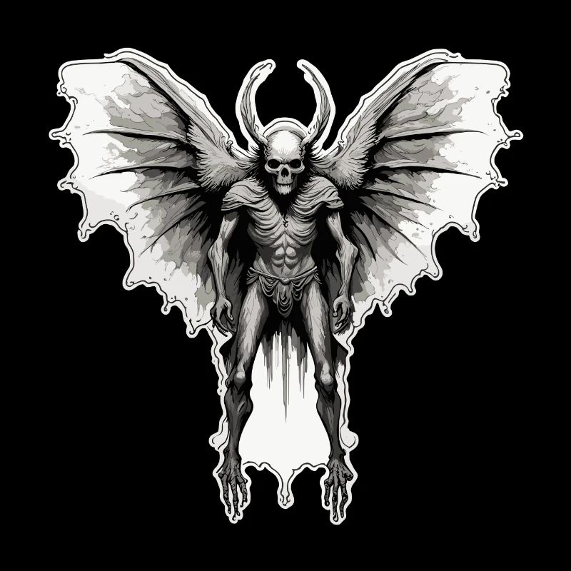 Mothman / Moth / Insect / Mythical Creature / Flutter