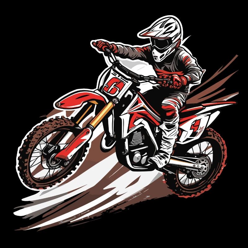 Biker / Motorcycle Rider / Biker / Two-Wheeler / Cross