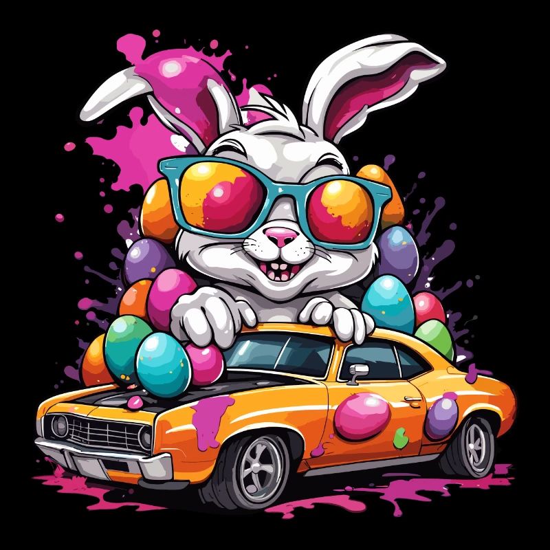Lapin de Pâques / Pâques / Oeufs / Vacances / Pâques
