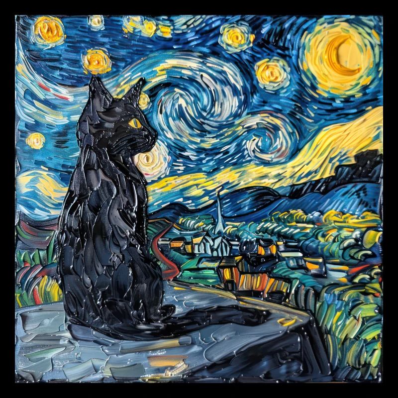 Chat, Motif De Chat