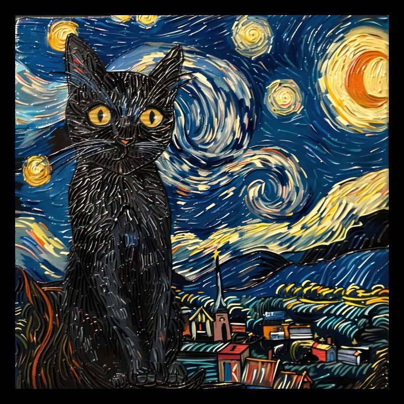 Chat, Motif De Chat