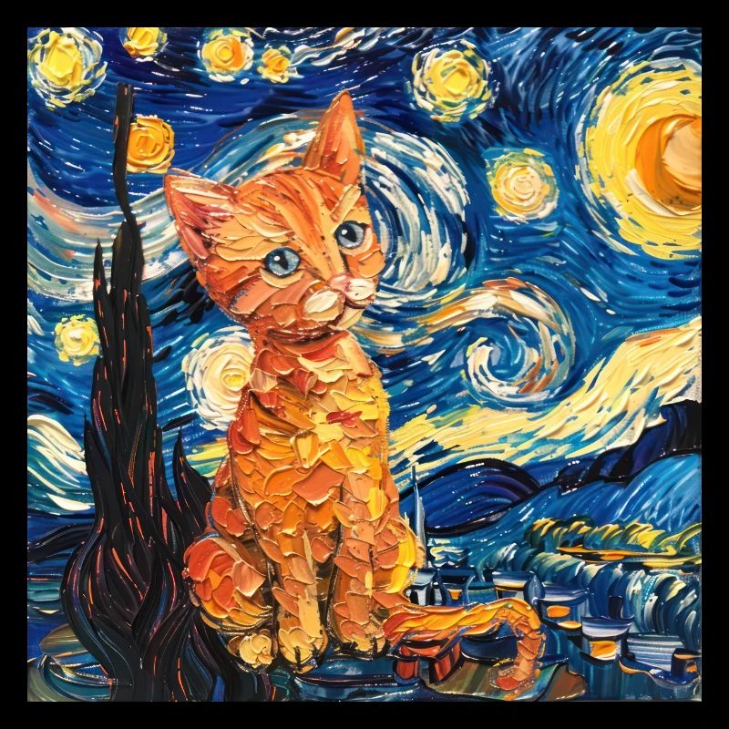 Chat, Motif De Chat