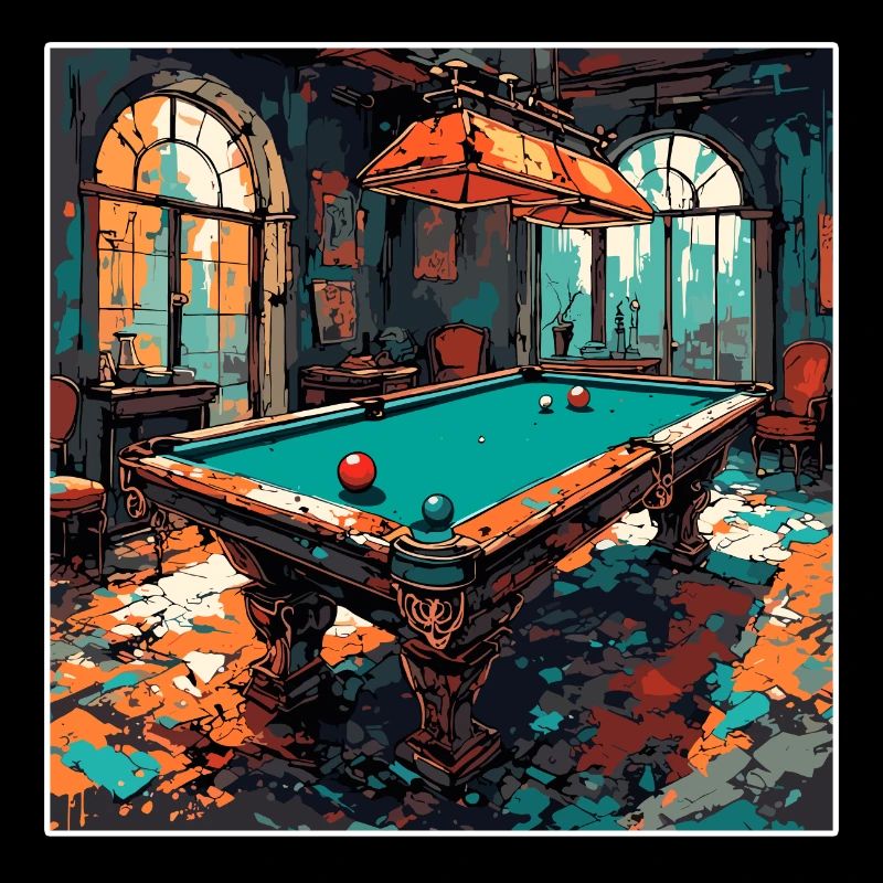Billard / Boule de billard / 8 boules / billard / Kö