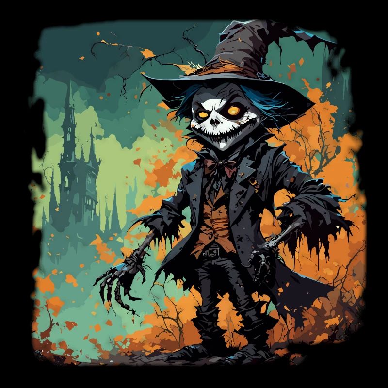 Vogelscheuche / Erntehelfer / Maisfeld / Feld