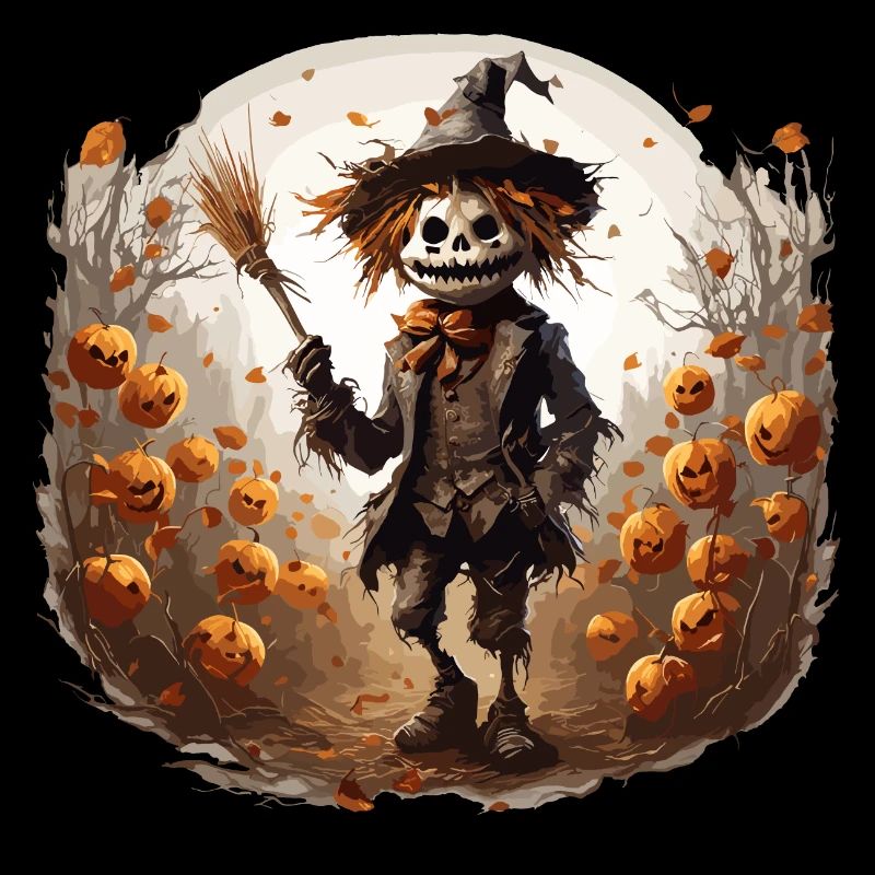 Vogelscheuche / Erntehelfer / Maisfeld / Feld