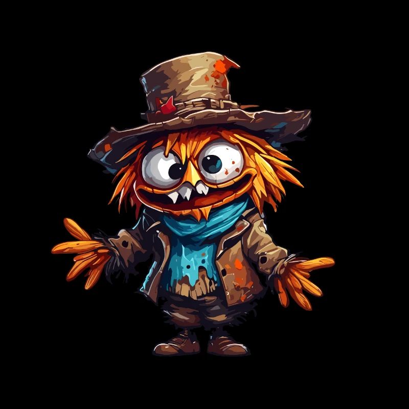 Vogelscheuche / Erntehelfer / Maisfeld / Feld