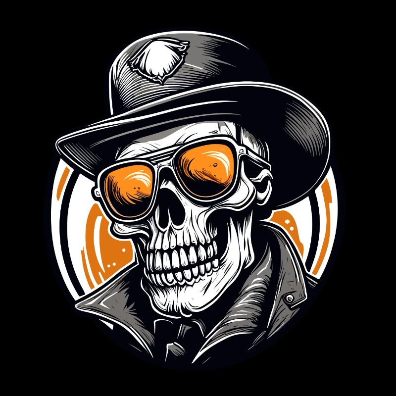 Skull / Skull / Skeleton / Gothic / Tattoo