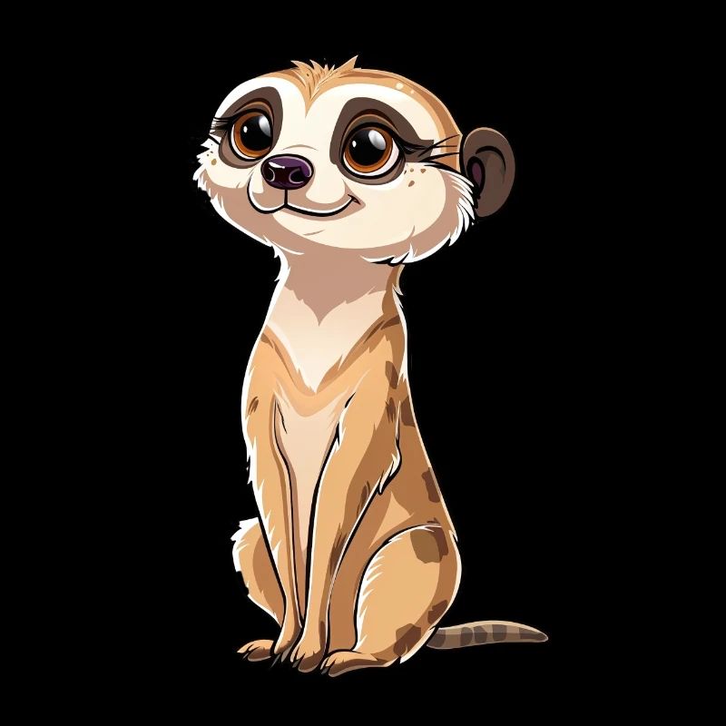 Verspielter Erdmännchen Blick