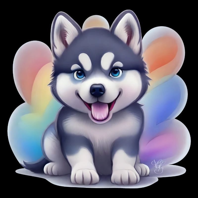 Siberian Husky Welpe