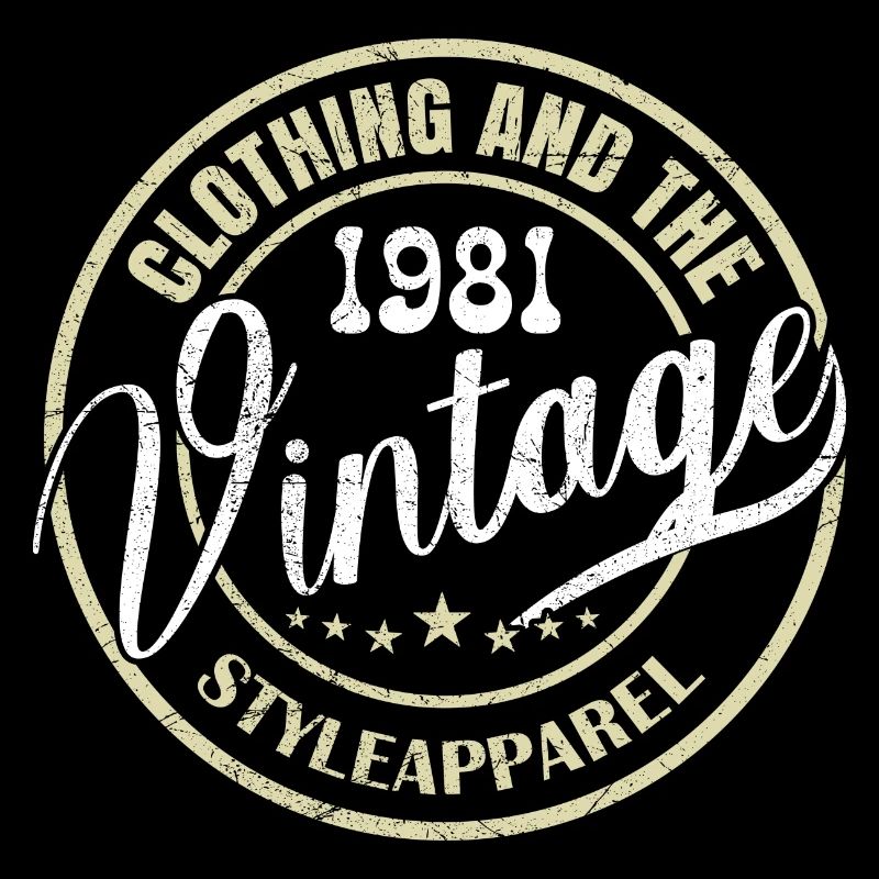 Vintage 1981 Retro 1981 Birthday Gift