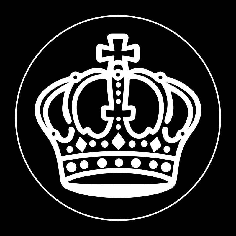 Krone Symbol Kreis