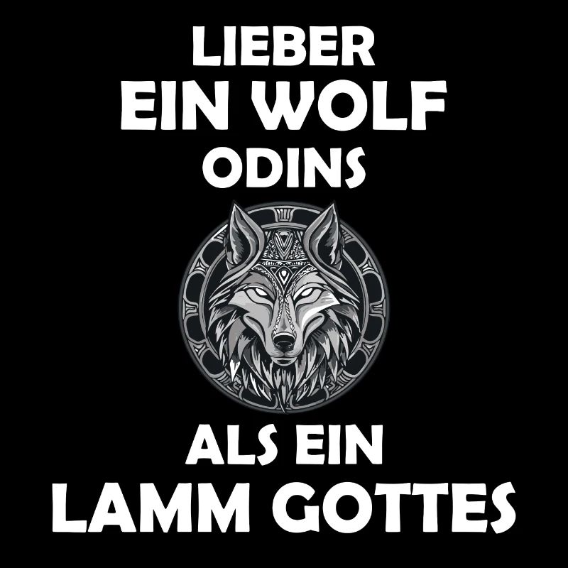 Walhalla Wolf Wölfe Odins Runen Nordischer Kompass