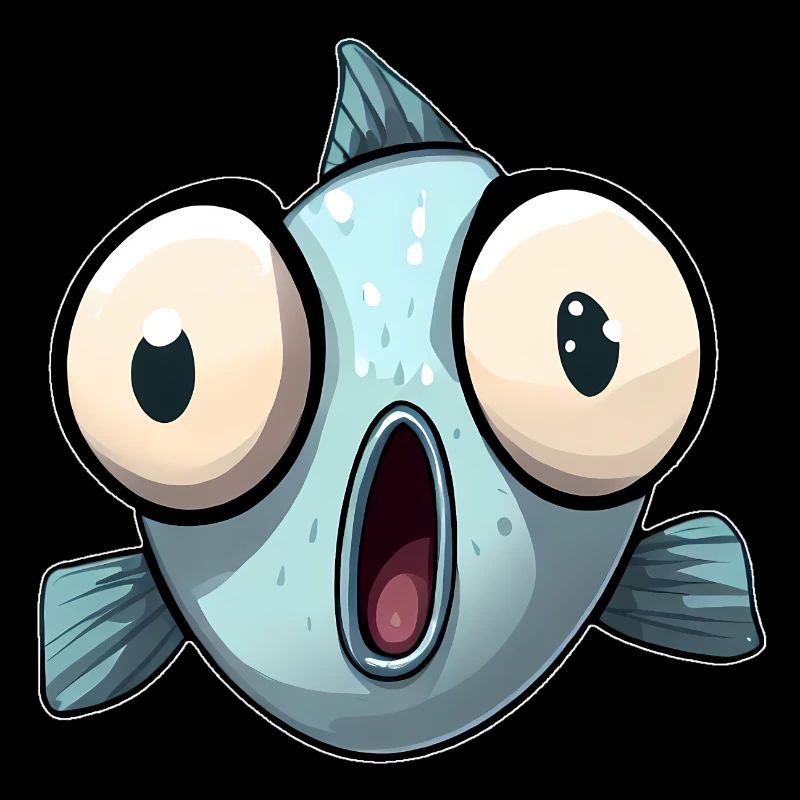 Fisch lustig Geschenk Funshirt Geschenk Idee lusti